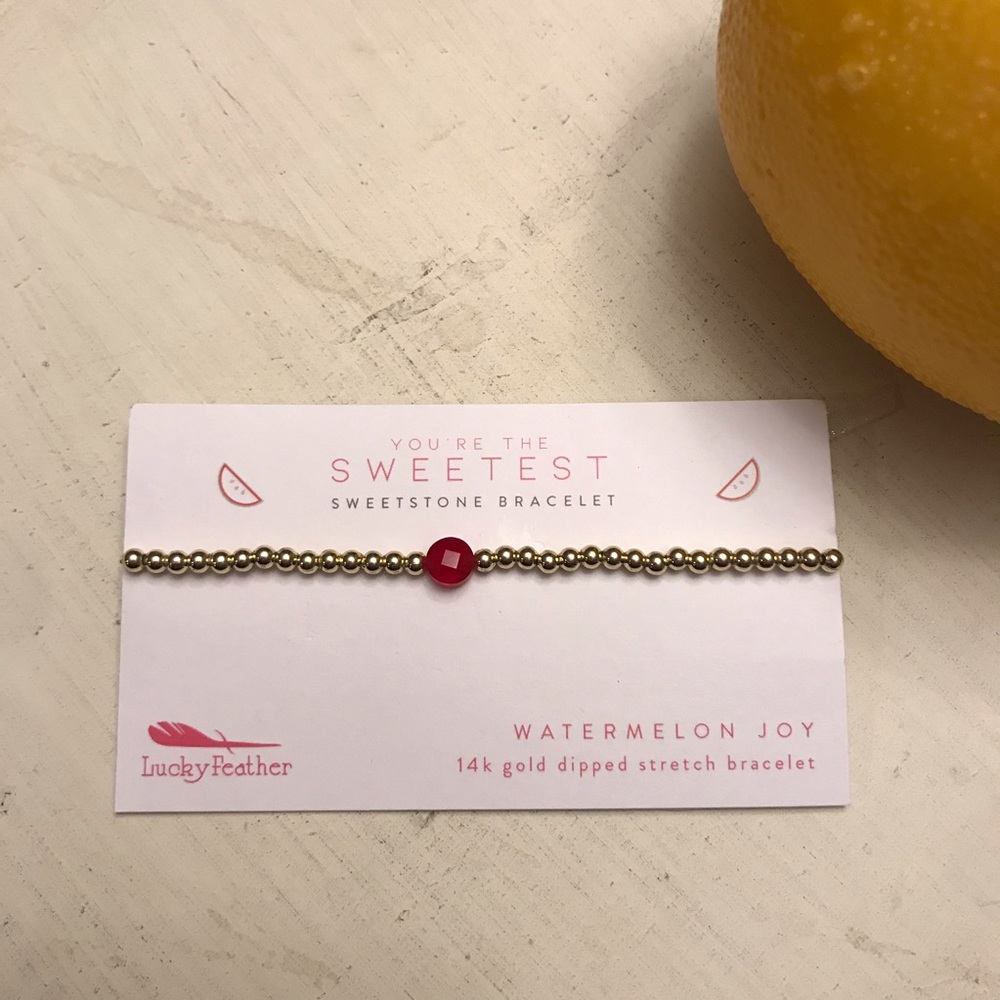 Lucky Feather Sweetstone Bracelet 15$